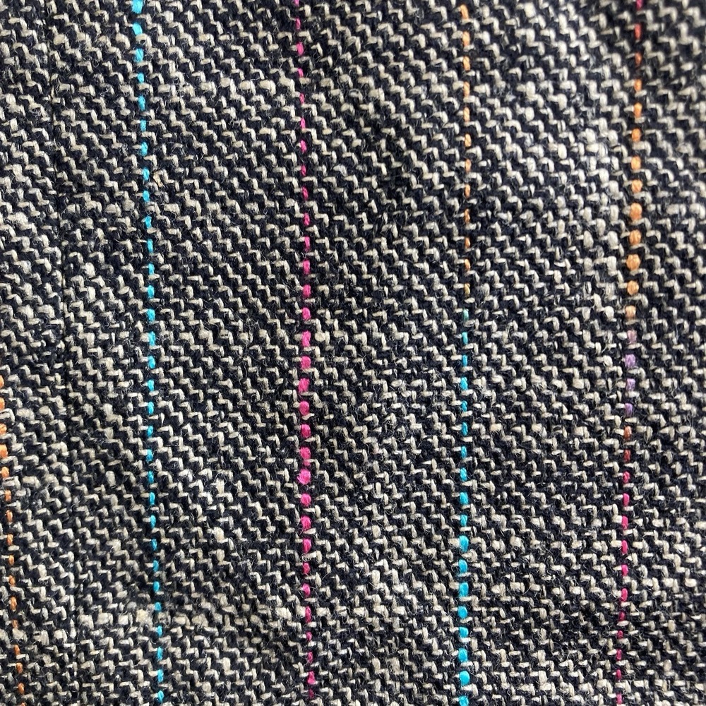 VTG 90 BRETTON PLACE Gray Wool-Blend Tweed Blazer Sz 6 Old Money Academia Preppy - Picture 12 of 12